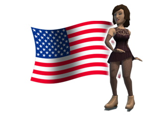United States International Pairs Skater - Melanie Lambert